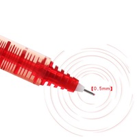 Stylo de marquage pour microblading rouge et noir, 0,5 mm, stylo chirurgical pour tatouage, marqueur pour sourcils, lèvres, maquillage permanent et microblading
