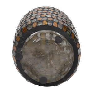 Vaso artistico in mosaico di vetro per decorare il soggiorno, vaso per fiori da tavolo, camera da letto, mensola, ufficio, complemento d'arredo. - Product Image 5