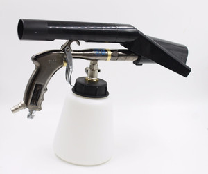 SS Z-020 2 IN1 Luft regler Lager rohr Reinigungs pistole Schwarz Combo Vakuum adapter Schnees chaum pistole Tornado Pistole Auto waschanlage Werkzeug - Product Image 6