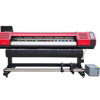 Usine de fabrication professionnelle de vêtements société de publicité haute résolution grand format 1.6m 1.9m imprimante rouleau à rouleau uv