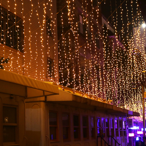 Guirnalda de luces impermeables coloridas para exteriores, cielo estrellado intermitente, tira de hielo, puerta de <span class=keywords><strong>cascada</strong></span>, decoración de techo, iluminación decorativa - Product Image 2