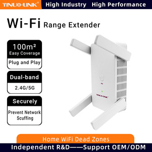 N6-WPS <span class=keywords><strong>configurazione</strong></span> One-Click ad alte prestazioni Dual Band 2.4/5.8GHz Booster segnale a lungo raggio 1200MWiFi <span class=keywords><strong>Extender</strong></span> - Product Image 2