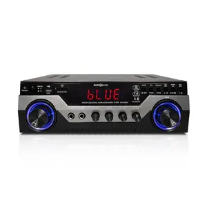 AV-666U STEREO AUDIO PROFESSIONAL KARAOKE POWER AMPLIFIER WITH MIC./BT/FLAC/COAXIAL