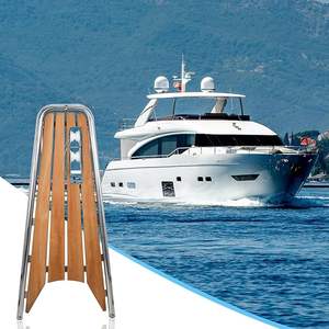Neue Allshine Teakholz-Vorderplattform 1200x520mm, Langlebige Premium-Schiffsausrüstung für Boote - Product Image 2
