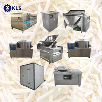 KLS Kleine Semi-automatische Aardappelchips & -stokjes Fabriek, 50-200kg/uur Goedkope Snackverwerkingsmachine