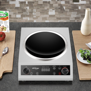 Nhà bếp comercial HOB 5000W thép không gỉ quốc gia lõm cảm ứng chảo nồi thương mại cảm ứng nồi - Product Image 4