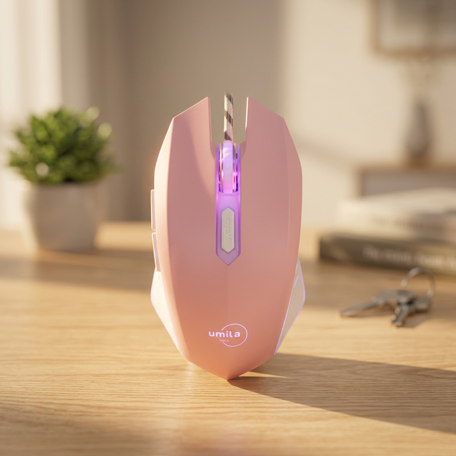 Wholesale 2.4G Wired RGB LED Backlit Optical USB Gaming Mouse Mini 3D Ergonomic Style With Slim Finger Style for Laptops Stock