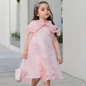 Neonate formale abito da sera principessa abito da ballo da principessa in raso abito da sposa principessa abito da ballo per i bambini per la notte del ballo - Product Image 1