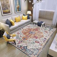 Cream 2 X 7 Distressed Vintage Boho Machine Made Persian Hallway Runner Area Rug Charcoal