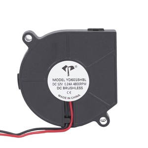 Ventilador de Resfriamento <span class=keywords><strong>DC</strong></span> 6015 60*60*15mm Ventilador Industrial Sem Escovas 12/24V 5000-6500RPM IP55/68 - Product Image 1