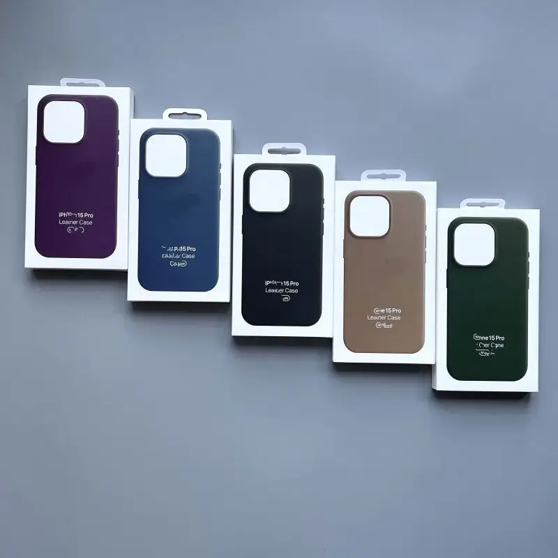 Магнитная кожаная сумка для мобильного телефона Apple iPhone 12 13 14 15 Pro Max