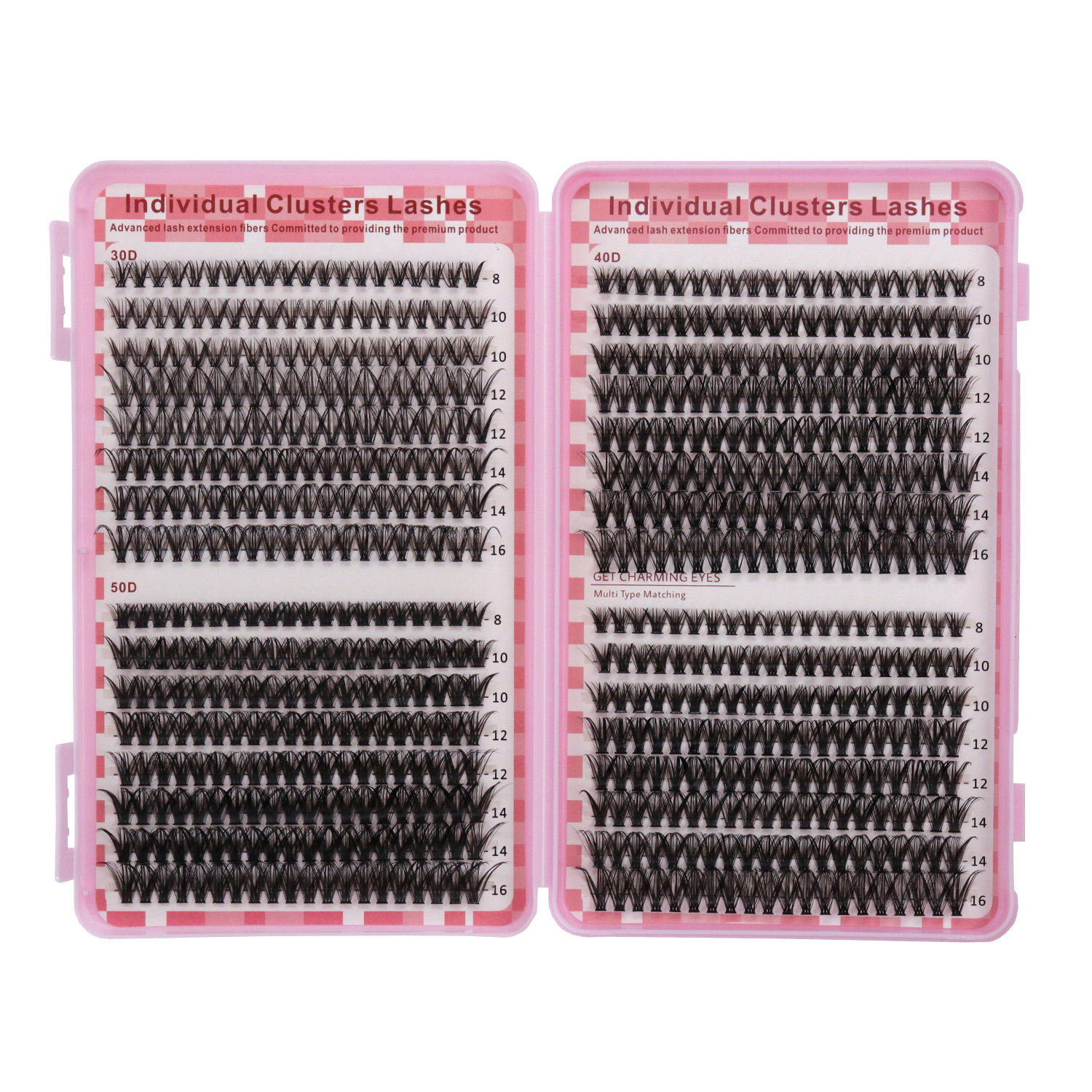 #Livre de bouquets de cils 16 30D 40D 50D