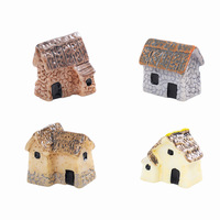 Miniatures de maisonnettes de village en résine pour jardin féerique, artisanat pour bonsaï, terrarium, paysage de bureau, jardin, patio, décoration de bureau
