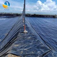 Lámina de Geomembrana de HDPE para Piscifactorías, Camaroneras, Revestimiento de Presas y Vertederos - Anti-UV, Duradera, Garantía de 5+ Años