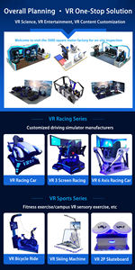 Montagnes russes d'intérieur 9D VR personnalisables Cinéma VR d'<span class=keywords><strong>horreur</strong></span> passionnant pour 6 joueurs Équipement de jeu vidéo pour centres commerciaux - Product Image 5