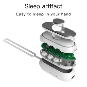 مطرقة تدليك ميكروكرنت صغيرة محمولة باليد جديدة، تساعد على النوم مع وظيفة النوم الاصطناعي