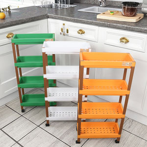 รถเข็นอเนกประสงค์แบบมีล้อลากอเนกประสงค์ดีไซน์ TX-Q9147ที่ใส่อาหารขนมผักและขนมขบเคี้ยวพร้อมที่จับสำหรับจัดเก็บแบบคลาสสิกที่สามารถถอดออกได้ - Product Image 1