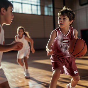 Горячая распродажа: Комплект баскетбольной формы для подростков в стиле мексиканского флага, синий, быстросохнущий, дышащий, больших размеров, 100% полиэстер, для команды - Product Image 4