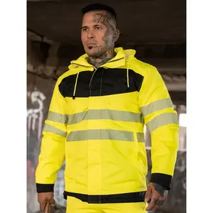 Parka Invernale ad Alta Visibilità, Abbigliamento da Lavoro Personalizzato - Product Image 2