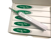 Stylo de nettoyage de fibre optique 2,5 mm à un clic pour connecteurs SC FC ST et adaptateurs de ferrule – 800 nettoyages – Outil de nettoyage des extrémités de fibres optiques