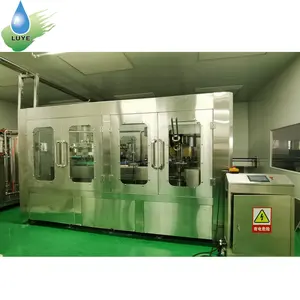Otomatik suyu Soda içecek karbonatlı içecek sıvı dolum makineleri üretim hattı yapma kapaklama makineleri