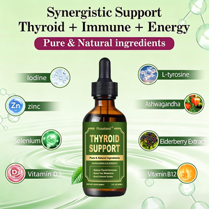 Gouttes liquides <span class=keywords><strong>de</strong></span> soutien <span class=keywords><strong>de</strong></span> la thyroï<span class=keywords><strong>de</strong></span> à formule à base <span class=keywords><strong>de</strong></span> plantes, marque privée OEM Rosebest, avec Ashwagandha, complément pour <span class=keywords><strong>l</strong></span>'énergie et le soutien immunitaire - Product Image 2
