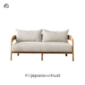 Un sofá de madera de teca maciza elaborado para una resistencia duradera y un diseño atemporal que aporta calidez y elegancia a cualquier interior. - Product Image 6