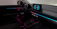 ICarsin - Éclairage d'ambiance intérieur de voiture LED 256 couleurs style cristal pour Honda CRV 2023-2026 - Accessoires de décoration