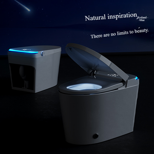 Inodoro Inteligente Automático con Bidé, Control Remoto, Asiento con Calefacción y Doble Descarga - WC Moderno de Cerámica Inteligente para Baño - Product Image 3