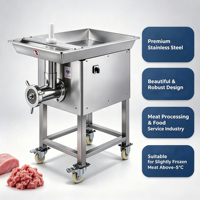 Broyeur à viande électrique vertical commercial Baiwin, robuste, 3000 W, pour boucherie, restauration, viande congelée