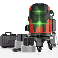 Prodotti di vendita caldi per interni ed esterni rotazione automatica di 360 gradi per il livellamento verticale orizzontale 5 linee livello Laser