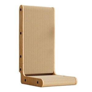 Griffoir pour chat moderne à <span class=keywords><strong>4</strong></span> niveaux en carton ondulé, écologique, avec coussin remplaçable, pour chats d'intérieur, vente en gros - Product Image 3