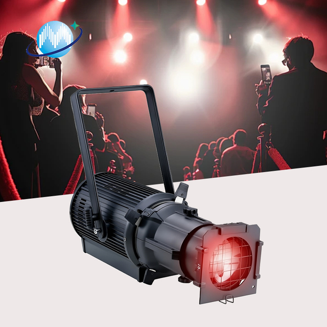 Modern 200W/300W Professional 300W DMX Cob Ellipsoidal Spotlight LED Image Profile Light for Studio Theatre