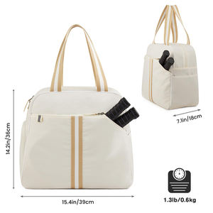 กระเป๋าใส่ไม้พายพิคเคิลบอลแบบพรีเมียม พิมพ์โลโก้ได้เอง สำหรับผู้หญิง ใส่ไม้พายได้มากกว่า 2 อัน - Product Image 6