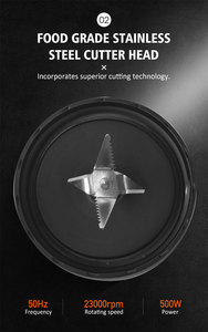 Base de couteau croisé électrique pour couteau d'agitation OSTER Juicer <span class=keywords><strong>500W</strong></span> partie de mélangeur domestique - Product Image 3