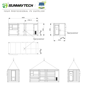 Container per Accumulo di <span class=keywords><strong>Energia</strong></span> con Batteria LFP Sunway 1MW 2MWh per Microgrid ed <span class=keywords><strong>Energia</strong></span> <span class=keywords><strong>Rinnovabile</strong></span> - Product Image 4