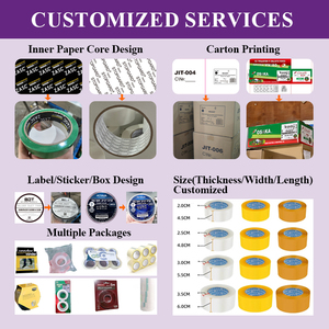 Cinta de papel de embalaje resistente al agua personalizable <span class=keywords><strong>para</strong></span> el sellado del envío del cartón - Product Image 6