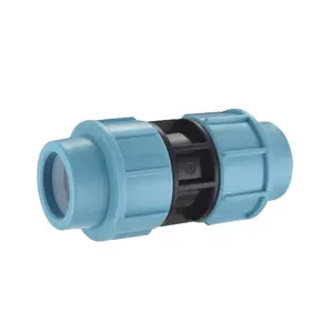 Water pipe Plastic PP compression Coupling pipe fittings for irrigation