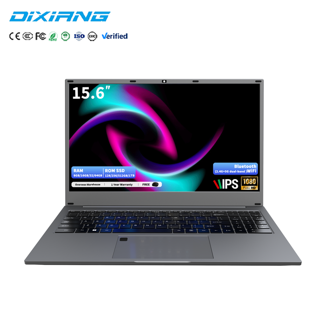 DIXIANG OEM Hot Selling 15.6inch Laptop I5 1235U 12 Generation Laptops Intel Core I5 8GB 16GB 32GB RAM 512GB DDR4 1920*1080 IPS