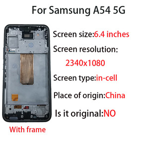 Pantalla LCD Táctil de 6.4 Pulgadas para Samsung A54 5G, Digitalizador, Componente de Marco Digital para Teléfonos Móviles A546U A546B A5460 - Product Image 2