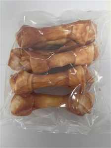 Kích cỡ khác nhau da thô nút xương bao phủ với thịt gà và vịt con chó xử lý con chó nha khoa nhai - Product Image 6