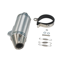 Silencieux d'échappement 38 mm style T4 pour moto tout-terrain, VTT, quad