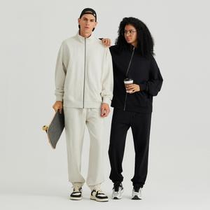 Men's Premium Black <b>Zip</b> <b>Hoodie</b> Heavyweight 100% Cotton Streetwear - Product Image 3