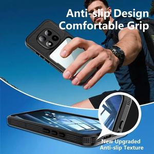 เคสใสกันน้ำ IP68 สำหรับ Xiaomi Redmi Note 15 Pro 5G รุ่น Global ป้องกันน้ำเข้าขณะดำน้ำ ว่ายน้ำ ครอบคลุมทุกด้าน - Product Image 3