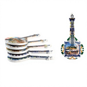 Fujian keramische gitaar koelkastmagneten stadsgezicht azulejo patroon milieuvriendelijk waterdicht |   Aangepaste patronen |   Direct van de fabriek - Product Image 2