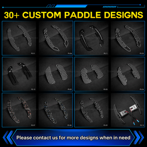 Palettes de changement de vitesse magnétiques en fibre de carbone TDD pour volant Ford Mustang GT Shelby - Product Image 3