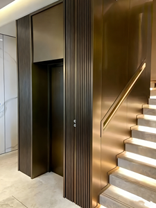 <span class=keywords><strong>Ascenseur</strong></span> de passagers moderne en acier inoxydable et en verre avec une conception sûre et durable, installation facile, entraînement VVVF pour une utilisation intérieure/extérieure - Product Image 5