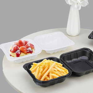 Nhà máy mfpp Takeaway hộp đựng thực phẩm phân hủy sinh học lò vi sóng an toàn nhựa vỏ sò đưa ra để đi hộp - Product Image 4