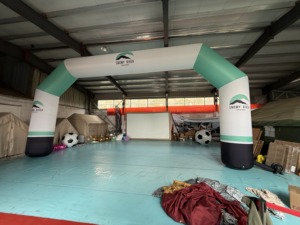 Arco Inflável Quadrado Selado para Publicidade, Infláveis Reforçados em PVC com Bomba de Ar e Bolsa de Transporte para Corrida de Cross Country - Product Image 4