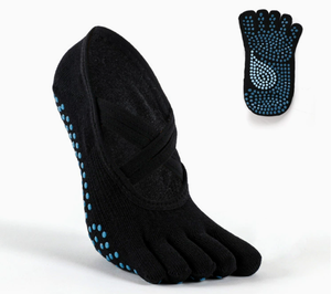 Calcetines de Yoga OED para Mujer, Calcetines de Cinco Dedos con Agarre para Pilates, Yoga para Principiantes, Calcetines Deportivos - Product Image 5